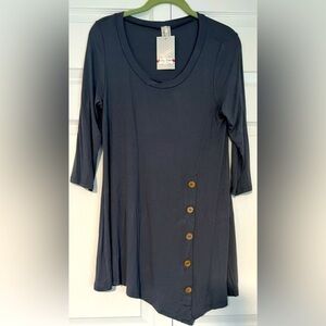 Gray Multi Length Dress